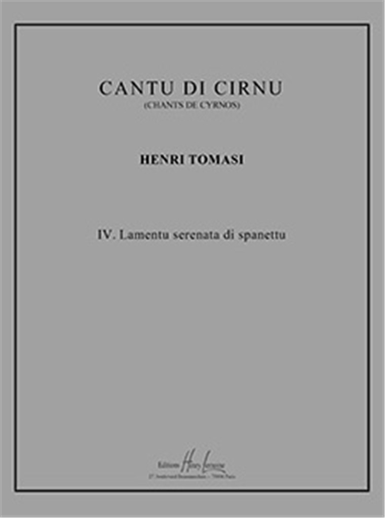 Lamentu serenata di spanettu